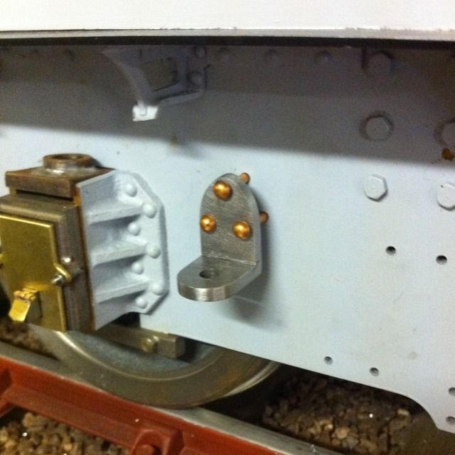 Tender: Suspension and brake hanger brackets.