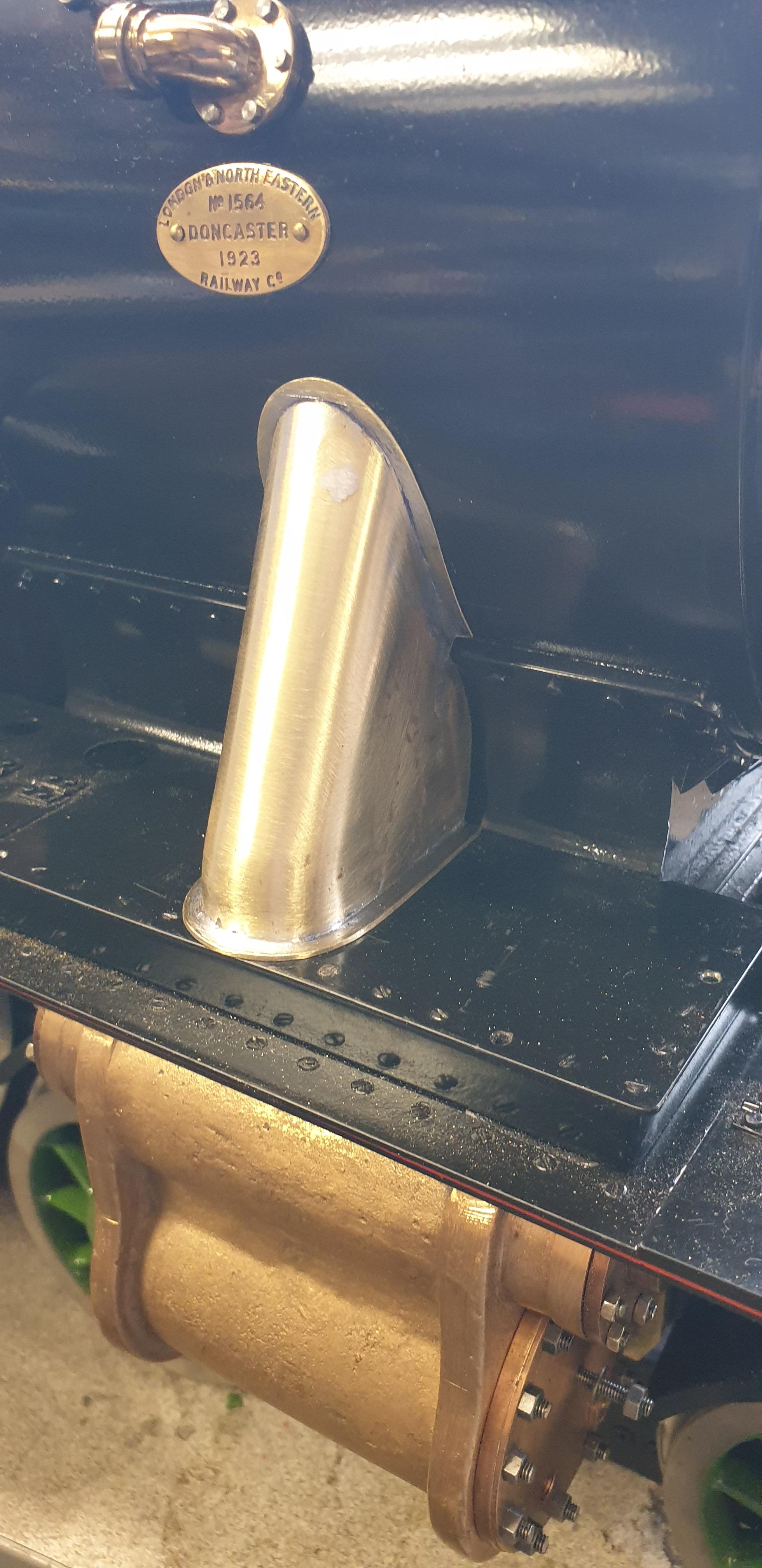 Smokebox: Steam pipe covers and firebox steps