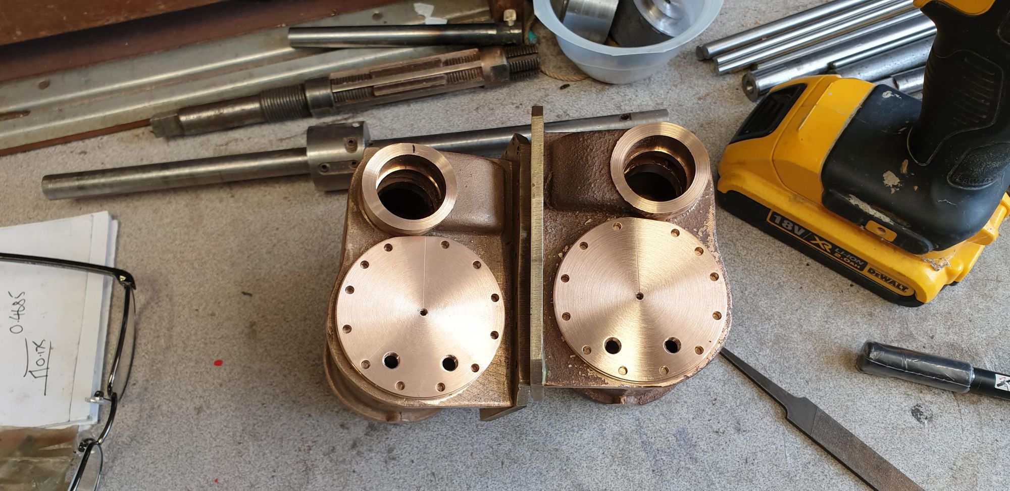 Outside Cylinder: Covers etc