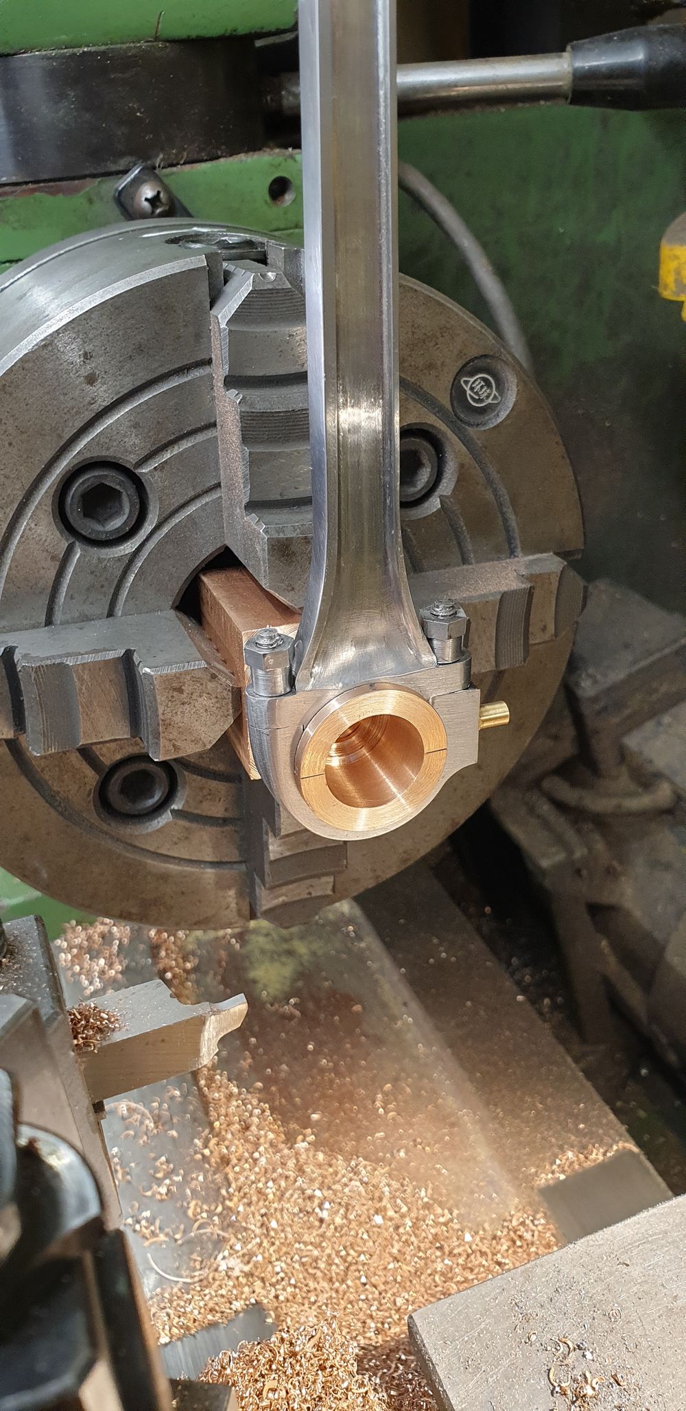 Building 5" gauge 4472 Flying ScotsmanInside Connecting Rod and Piston