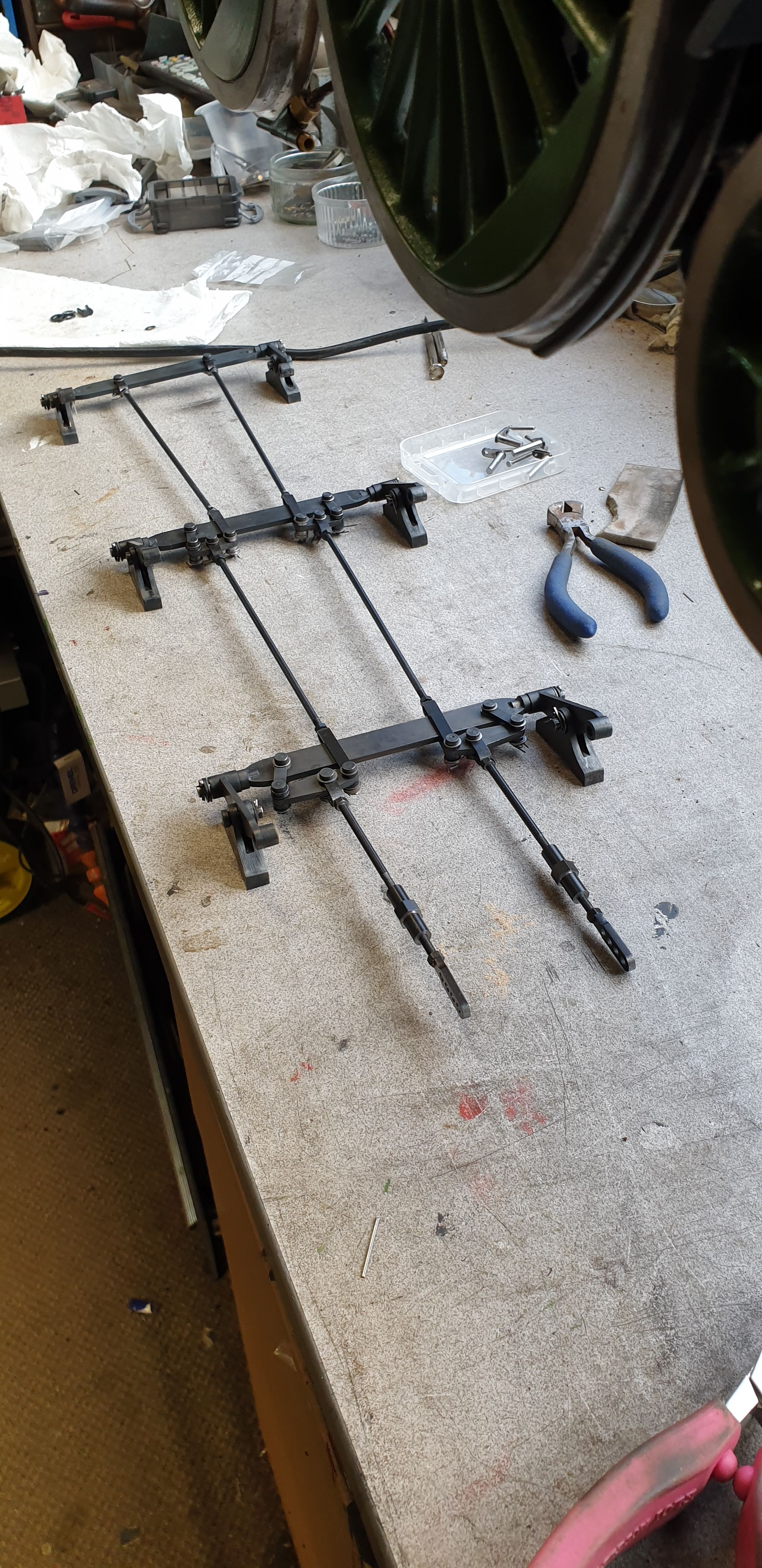 Brakes Part 5-final assembly of the brake rig and painting