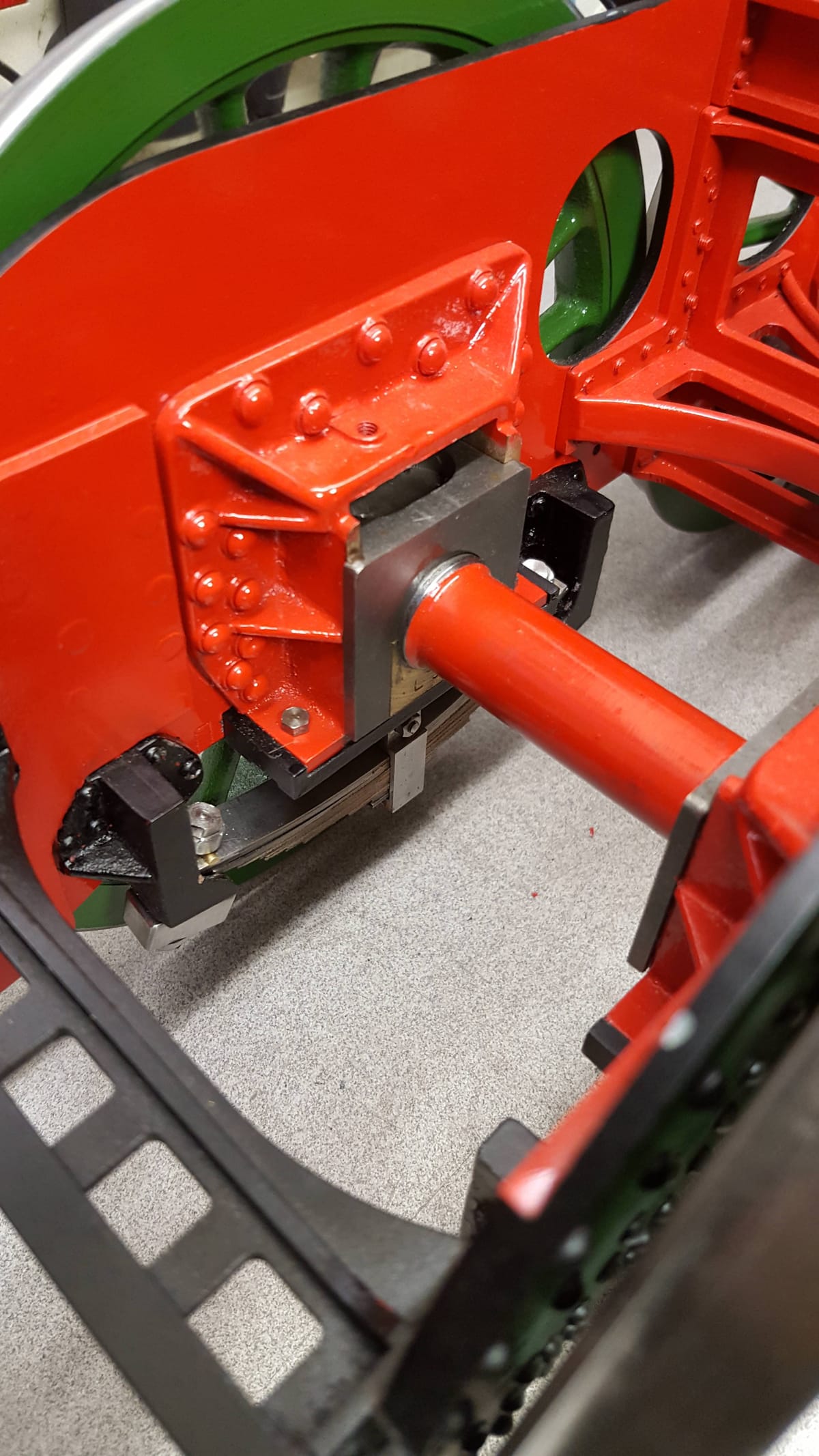 Completing the Main axle spring gear