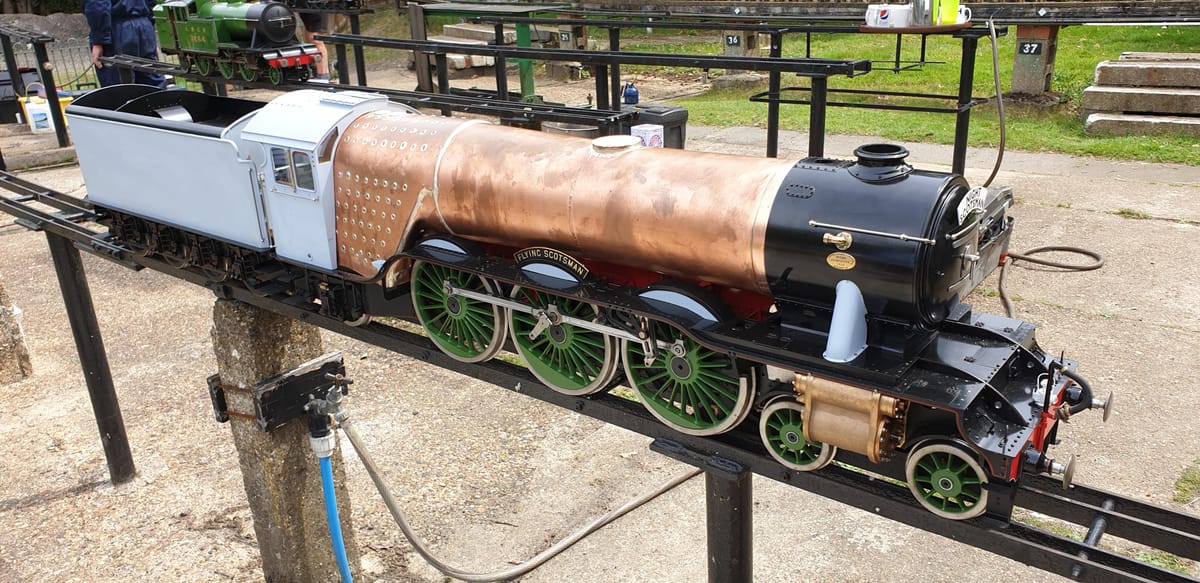 That Gresley pacific shape is beginning to emerge.