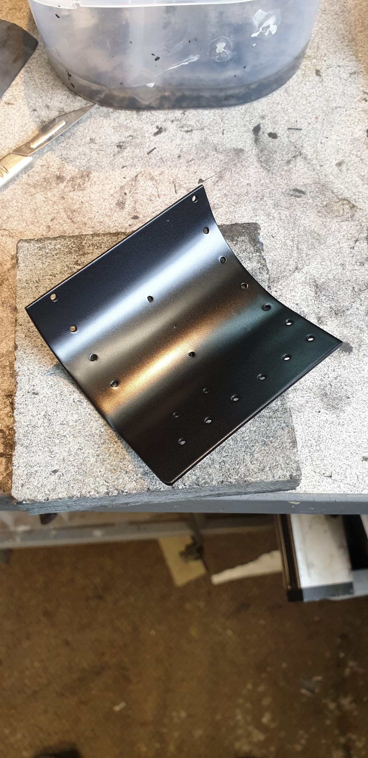 Repaint of running boards etc