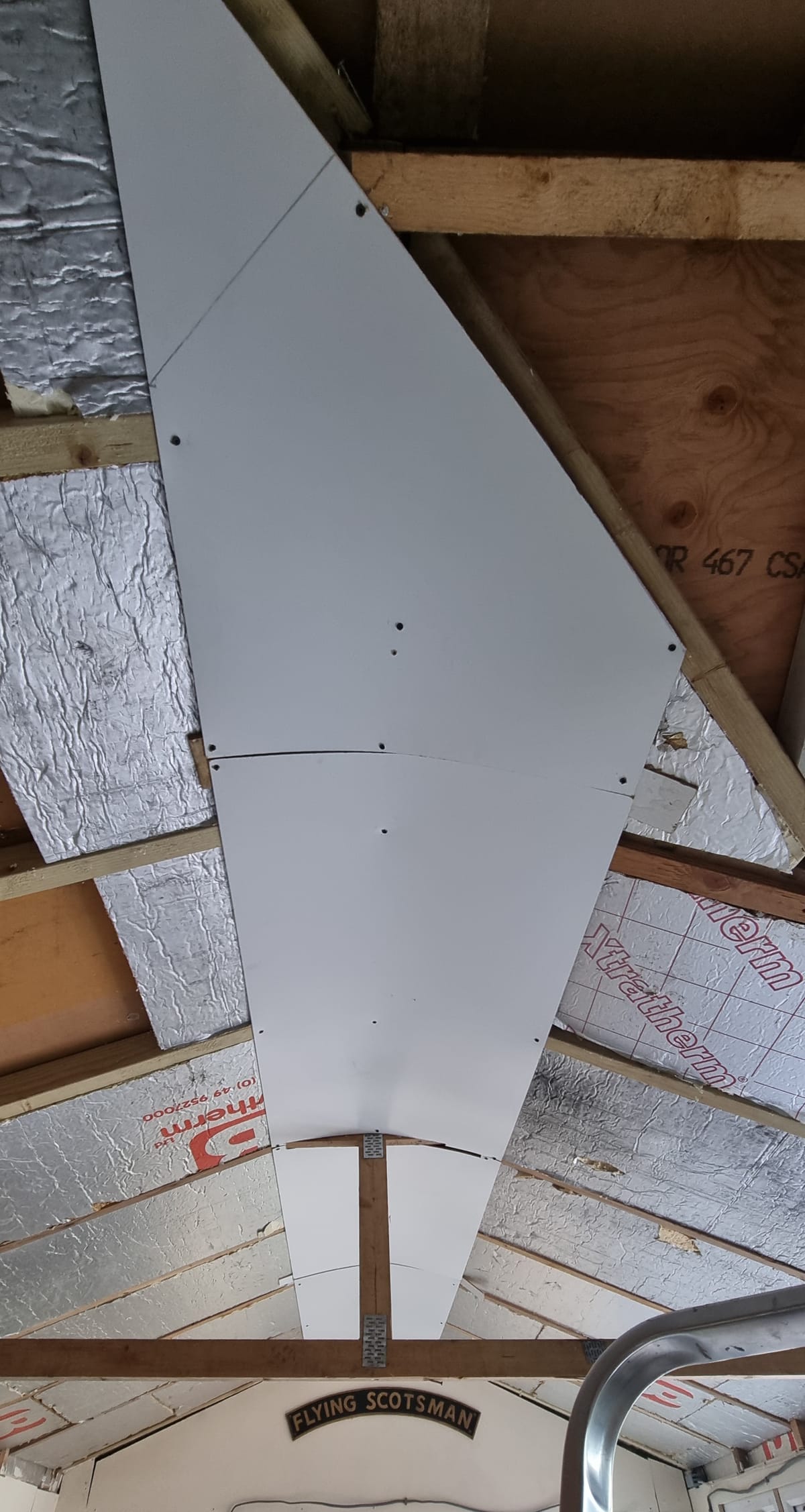 NEW WORKS: Completing the internal panelling